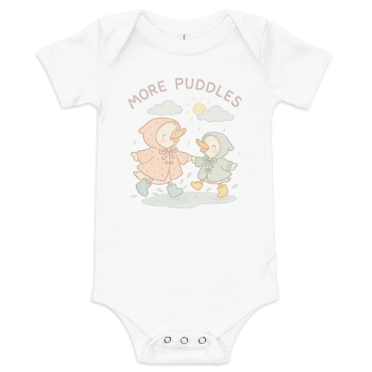 More Puddles Baby Onesie