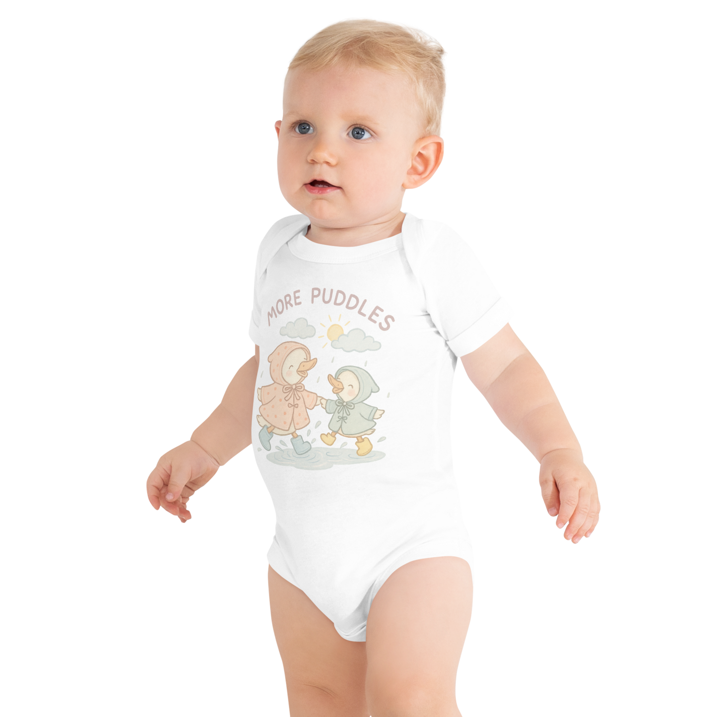 More Puddles Baby Onesie