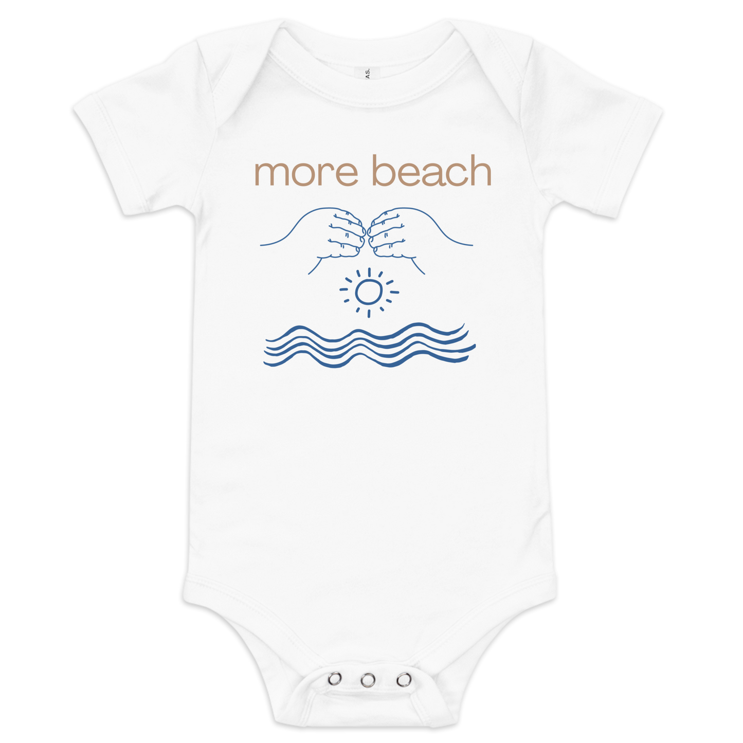 More Beach Baby Onsie