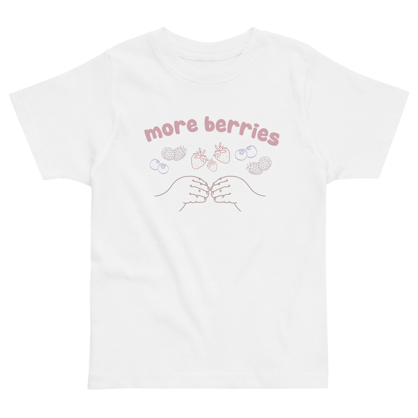 More Berries Toddler Tee Pink