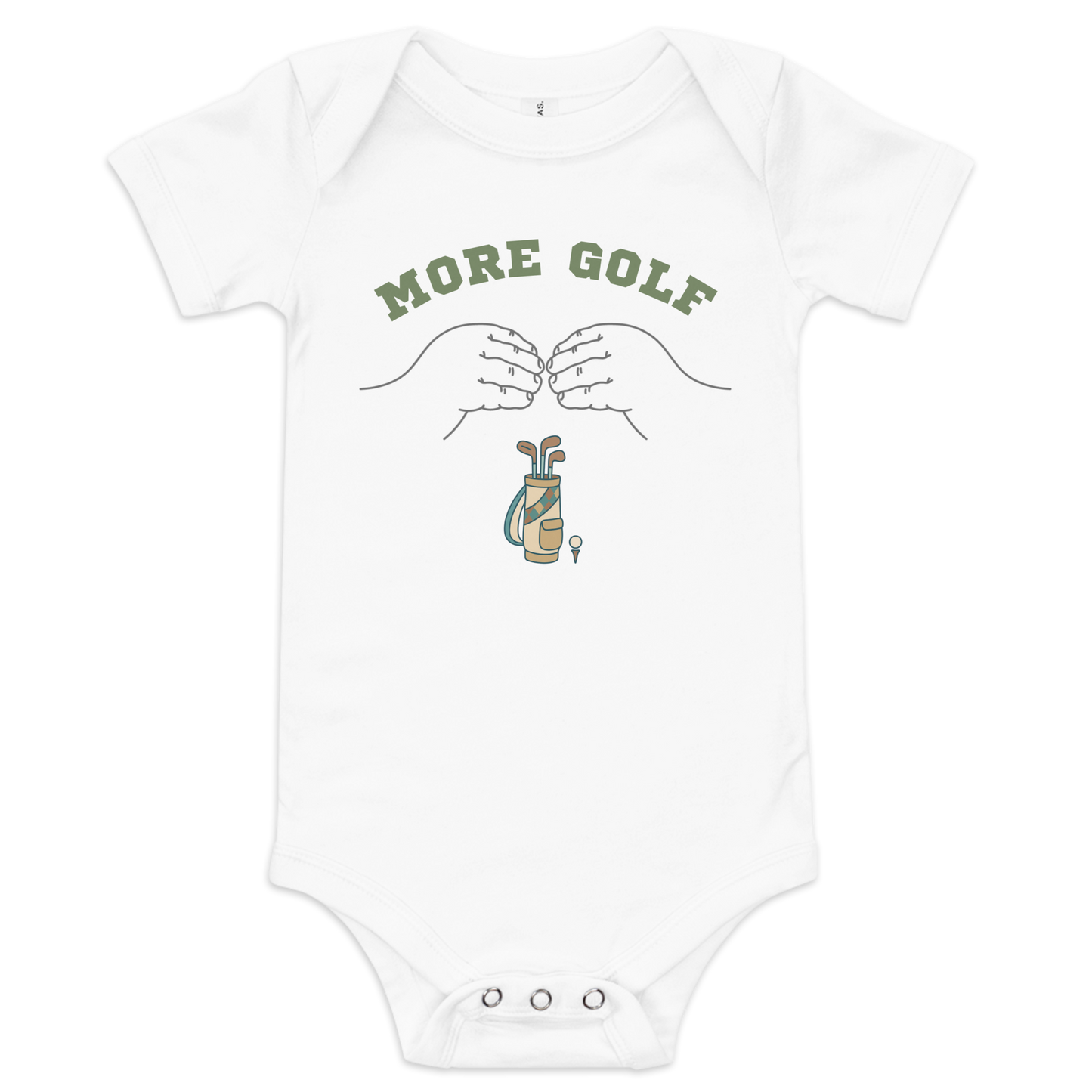 More Golf Baby Onesie