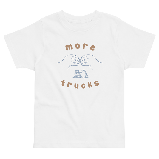 More Trucks Toddler Tee