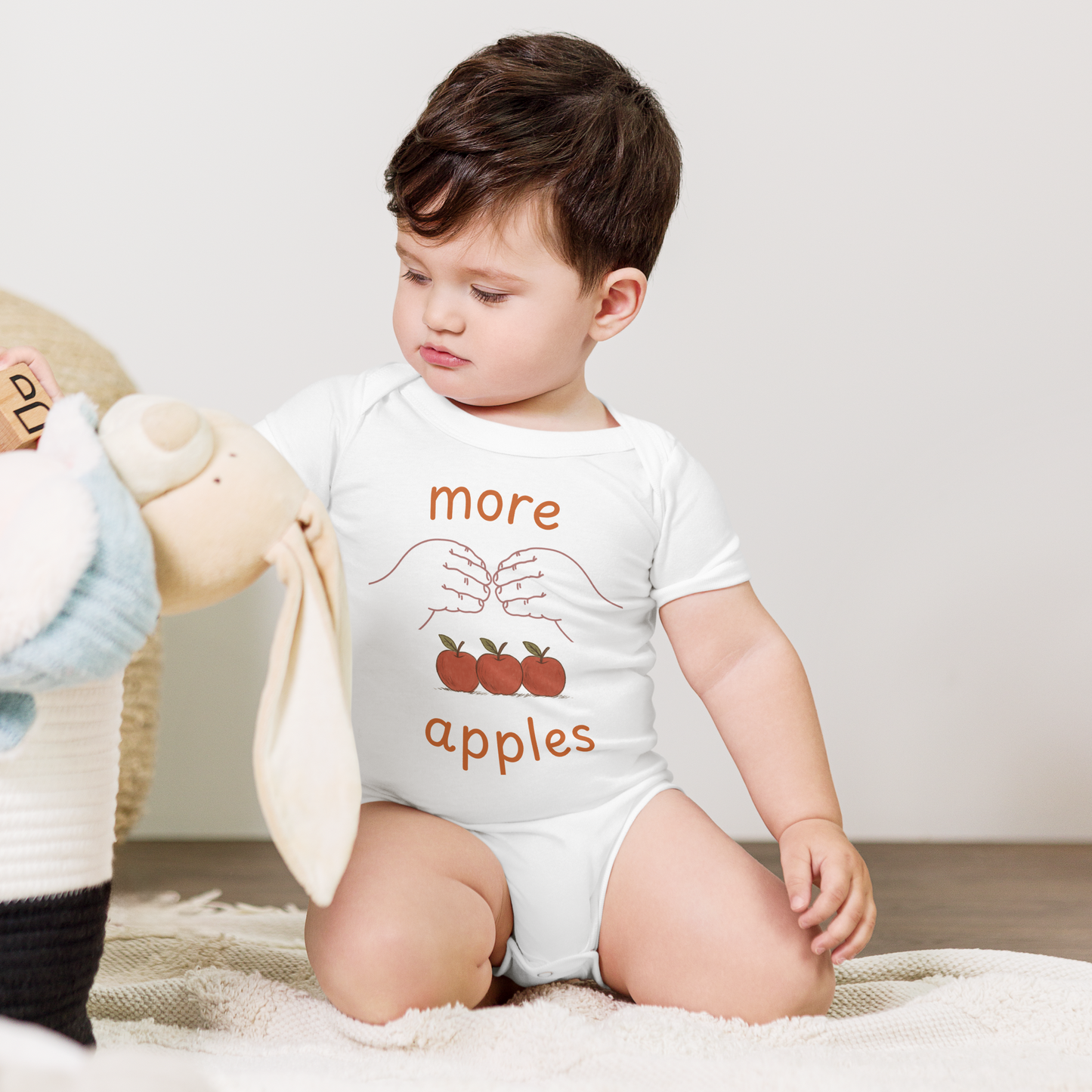 More Apples Baby Onesie